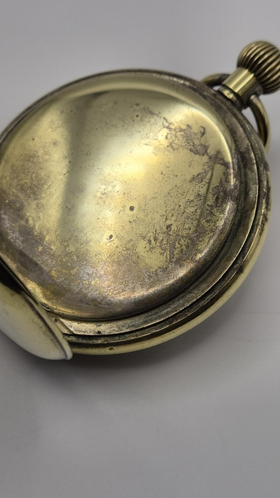 vintage Medana half-hunter pocket watch Working11