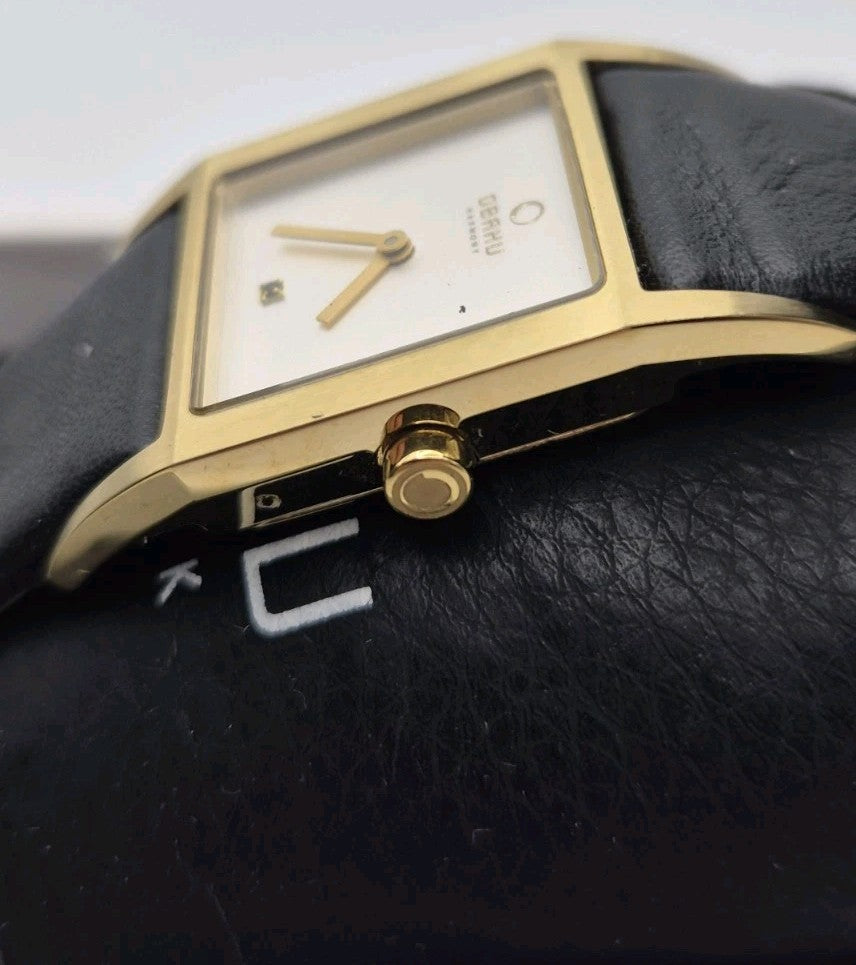 Obaku Harmony quartz Ladies wristwatch Model V113LGIRB With a gold tone...5