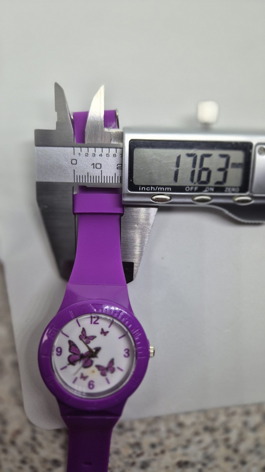 Pink Silicon Rubber Strap Butterfly Dial Watch Wrist14