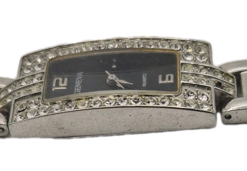 Geneva women's silvertone quartz watch5