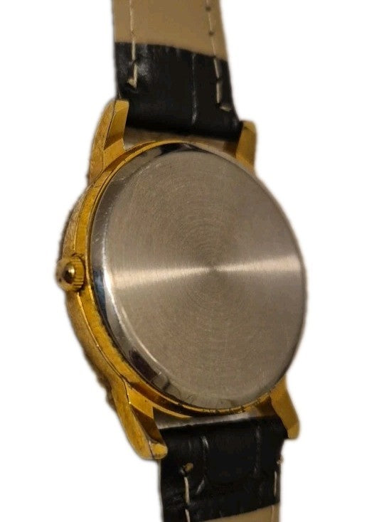 Gold Coloured Black Faced BELLINI Ladies Quartz Watch8