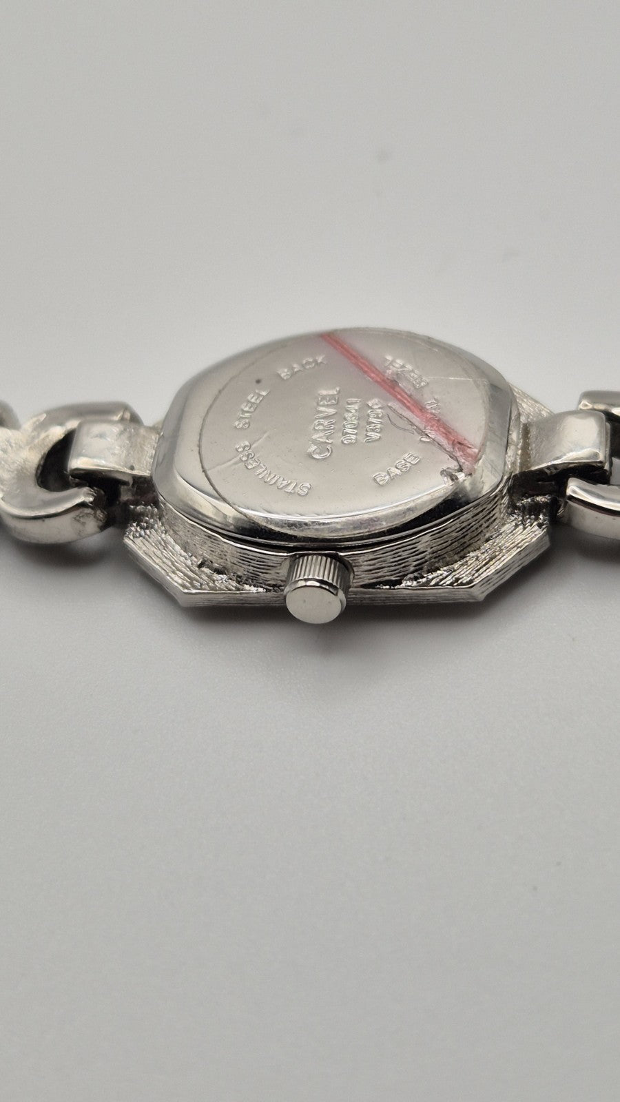 Carvel stainless steel ladies' watch with model number 97064113