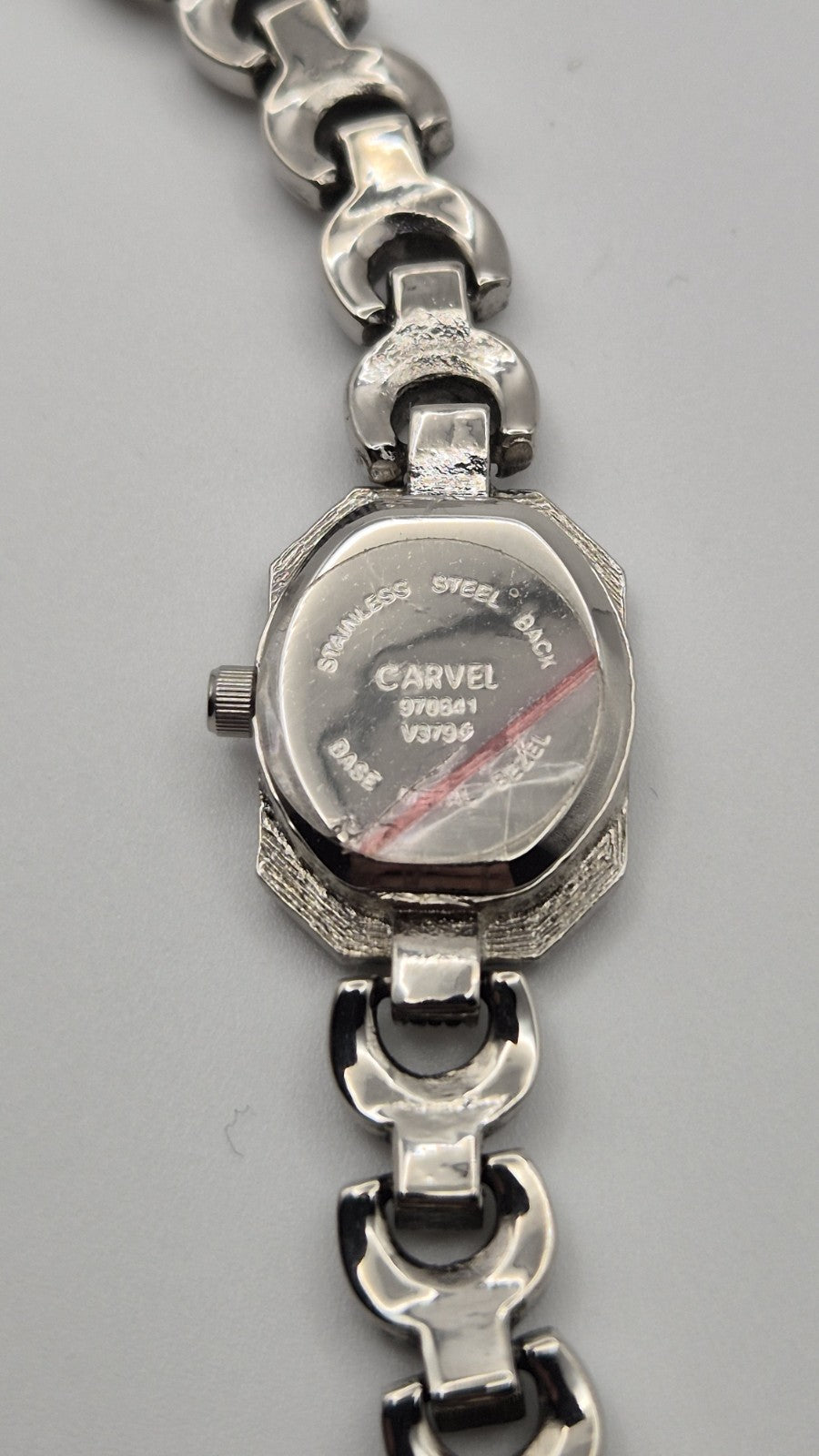 Carvel stainless steel ladies' watch with model number 97064112
