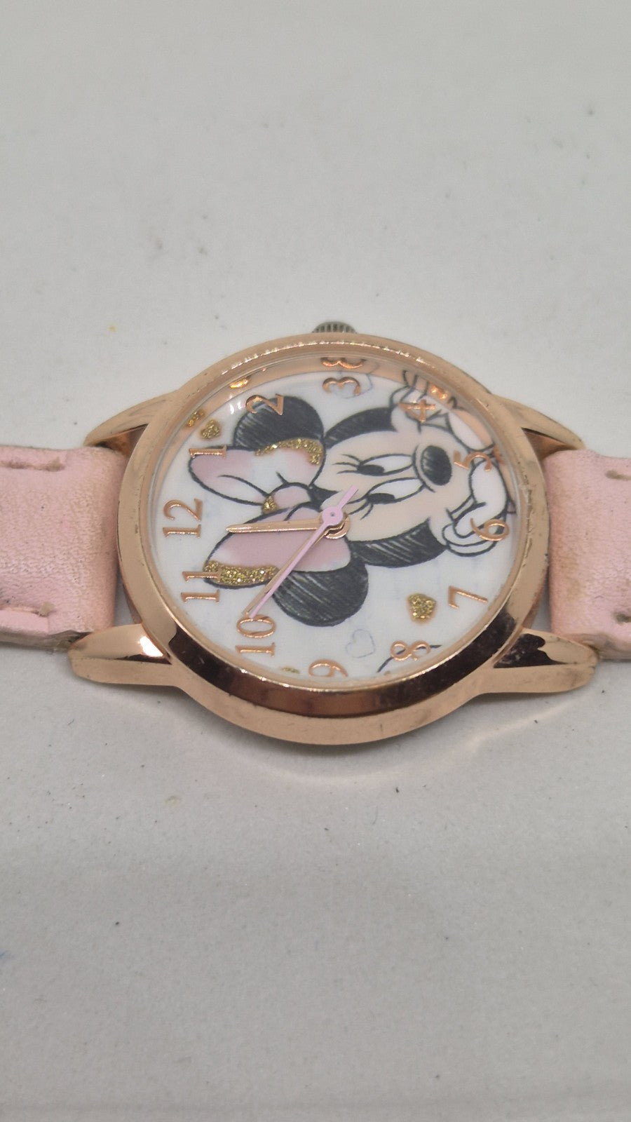 Disney Womens Analogue Classic Quartz Watch with Leather Strap2