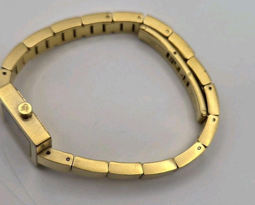 1990s Calvin Klein Swiss Made Square Quartz Watch Stainless Steel CK14