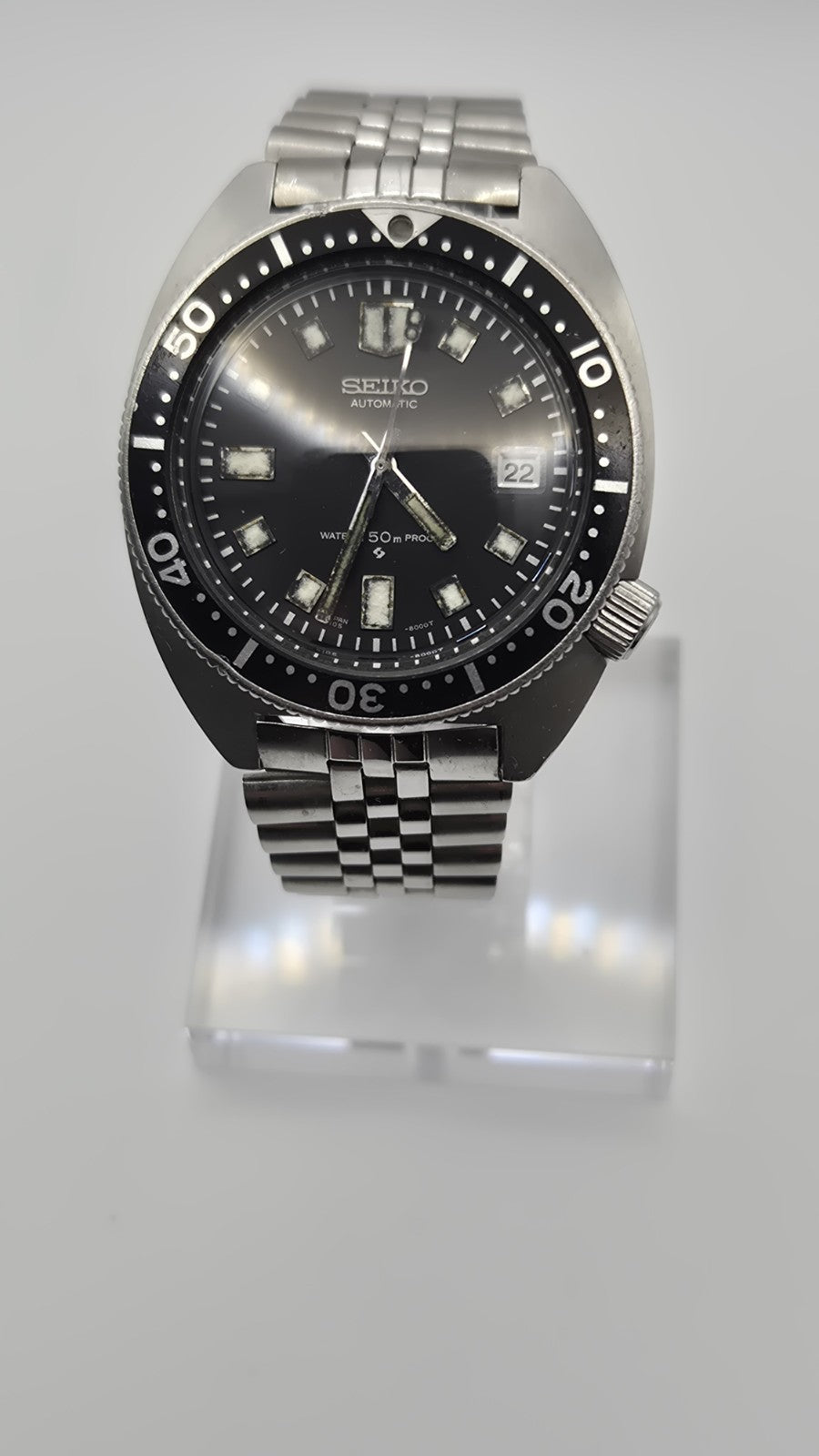 SEIKO 150M 2nd diver early model 6105-8000 Date cal.6105A Automatic Men's_7756791