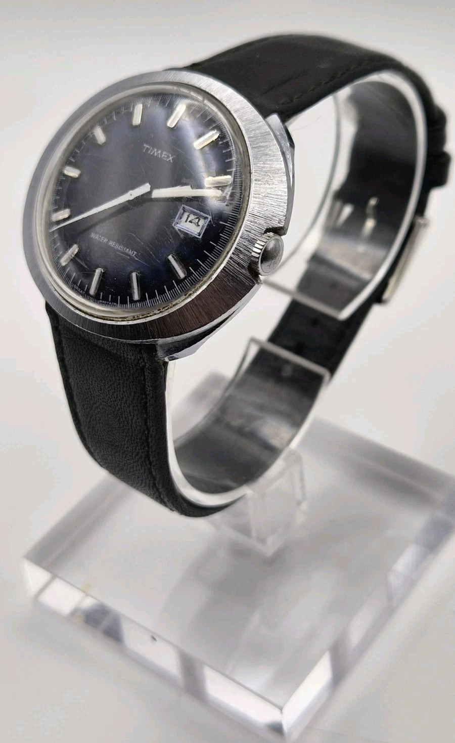 Vintage Timex Watch. Gents. Oval Case. Mechanical. Working5