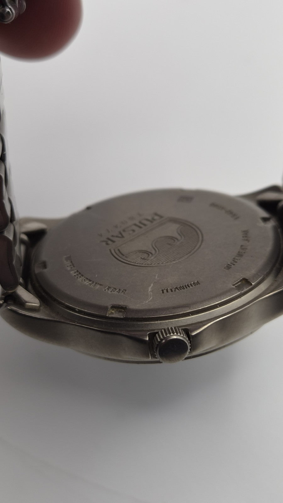 vintage Mens Pulsar Titanium VX42-X065  quartz watch  10