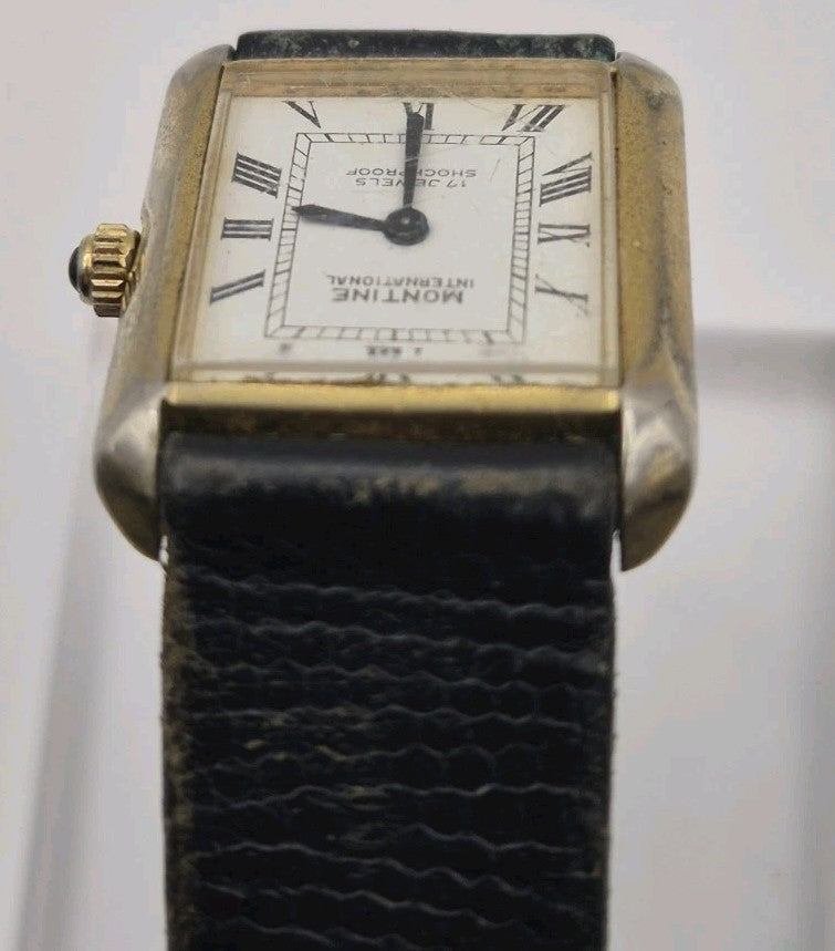 MONTINE INTERNATIONAL MECHANICAL 17 JEWELS SHOCKPROOF SWISS WORKING 6