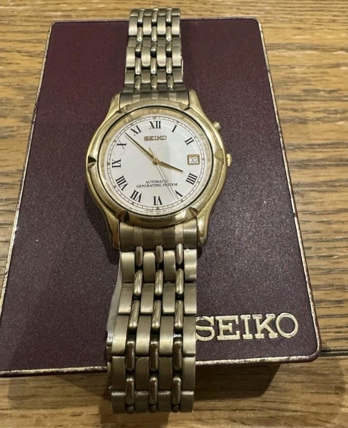 SEIKO Kinetic 5M22-7A60 Mens Watch Automatic7