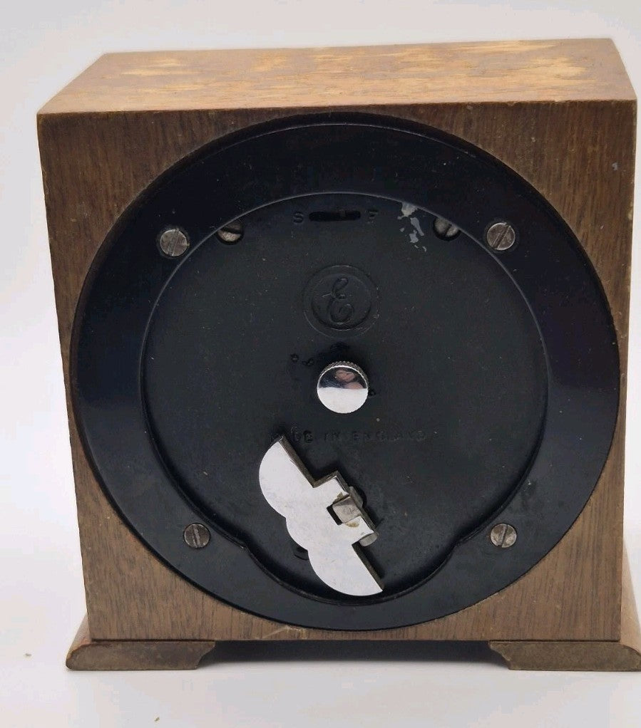 Elliott Of London Wood Cased Mantel Clock In Working Order4