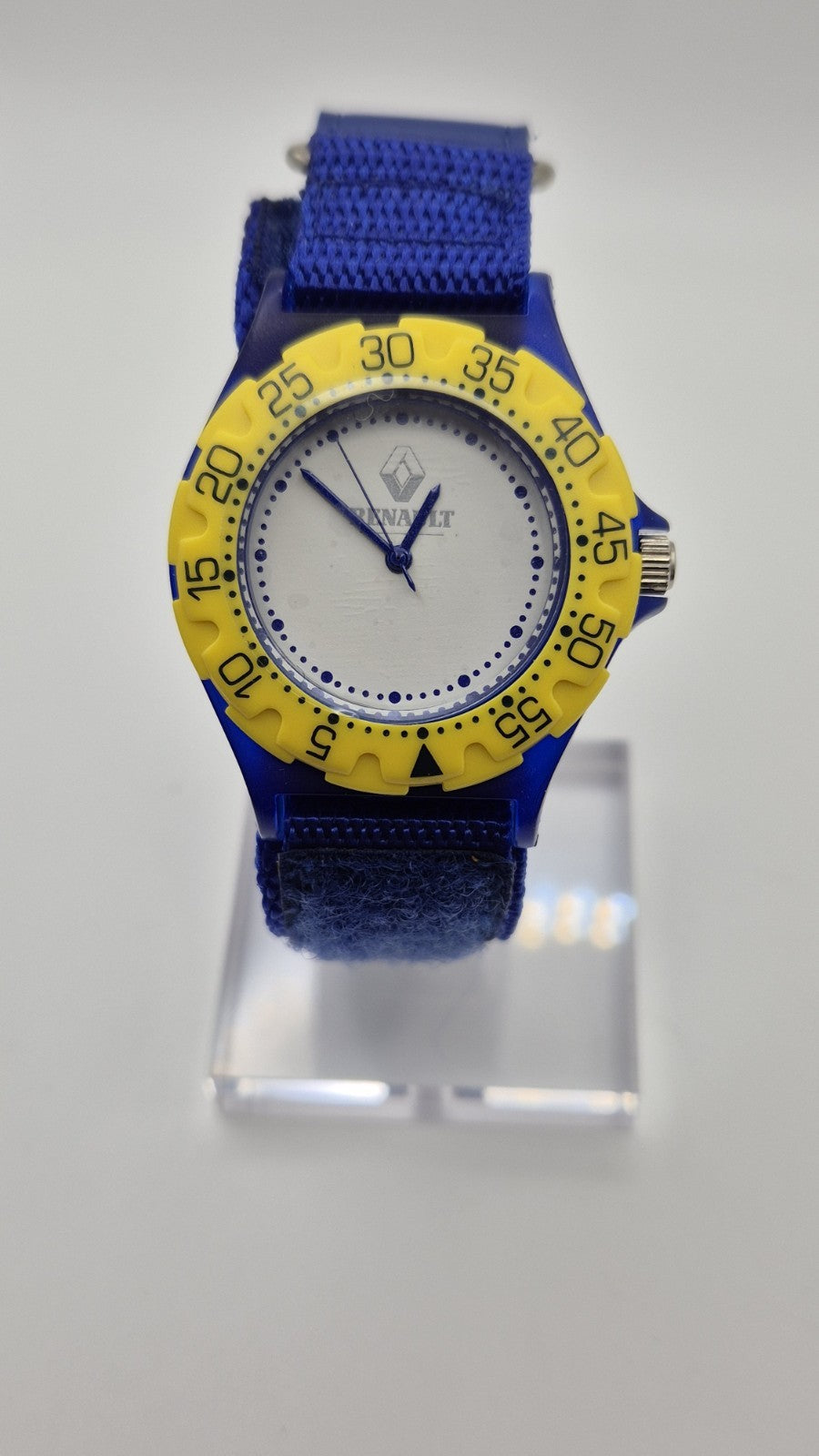 Renault Blue/Yellow Promotional Watch with rotating bezel 0