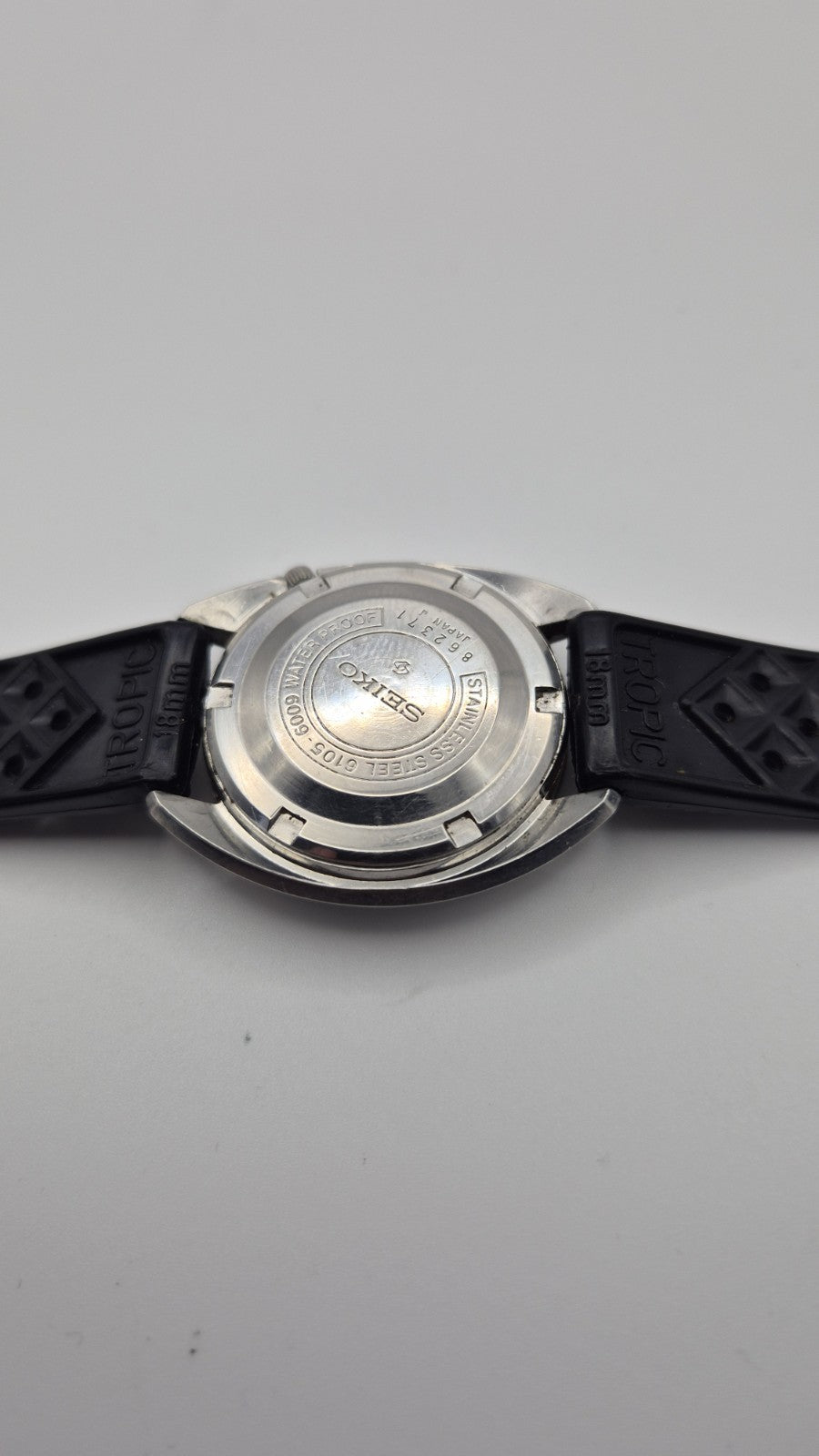 VINTAGE 60's SEIKO AUTOMATIC 6105-6009 MEN'S WATCH Captain Willard Movement Rare14