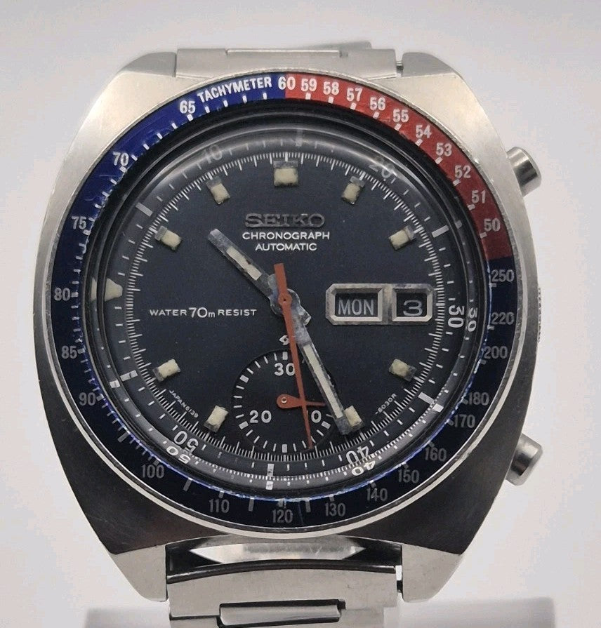 Seiko 6139 6002 "Pogue" automatic chronograph0