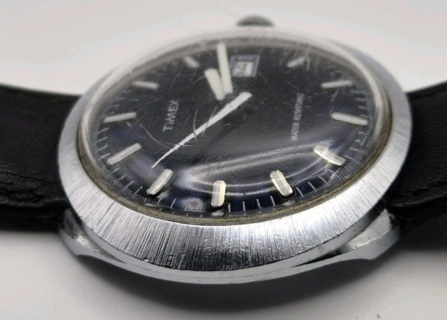 Vintage Timex Watch. Gents. Oval Case. Mechanical. Working6