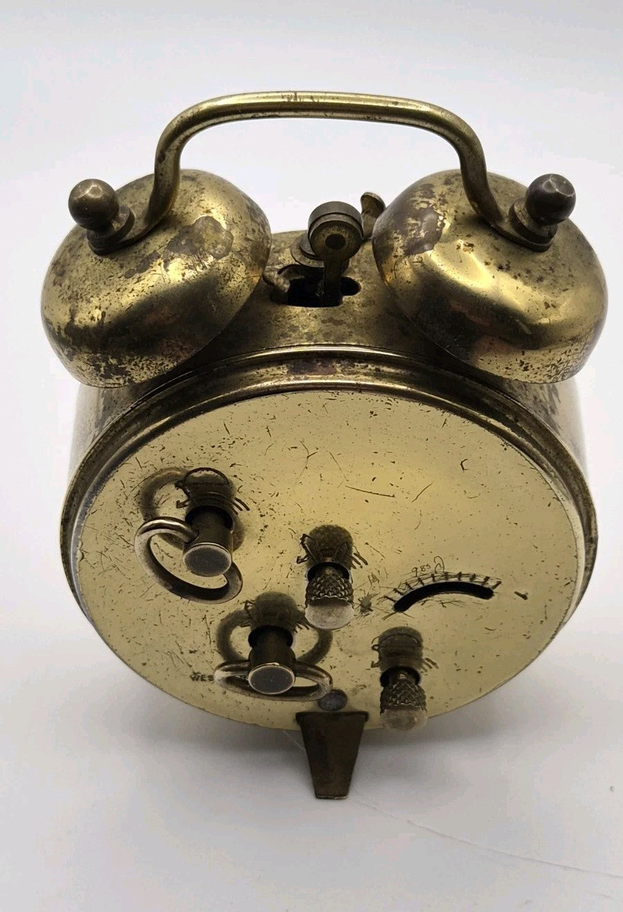 Vintage ESTYMA West German Mini Wind Up Alarm Clock4