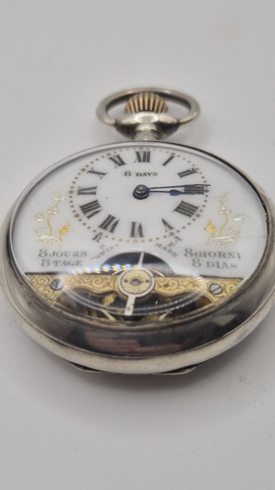 WORKING Hebdomas 8 day pocket watch Working5