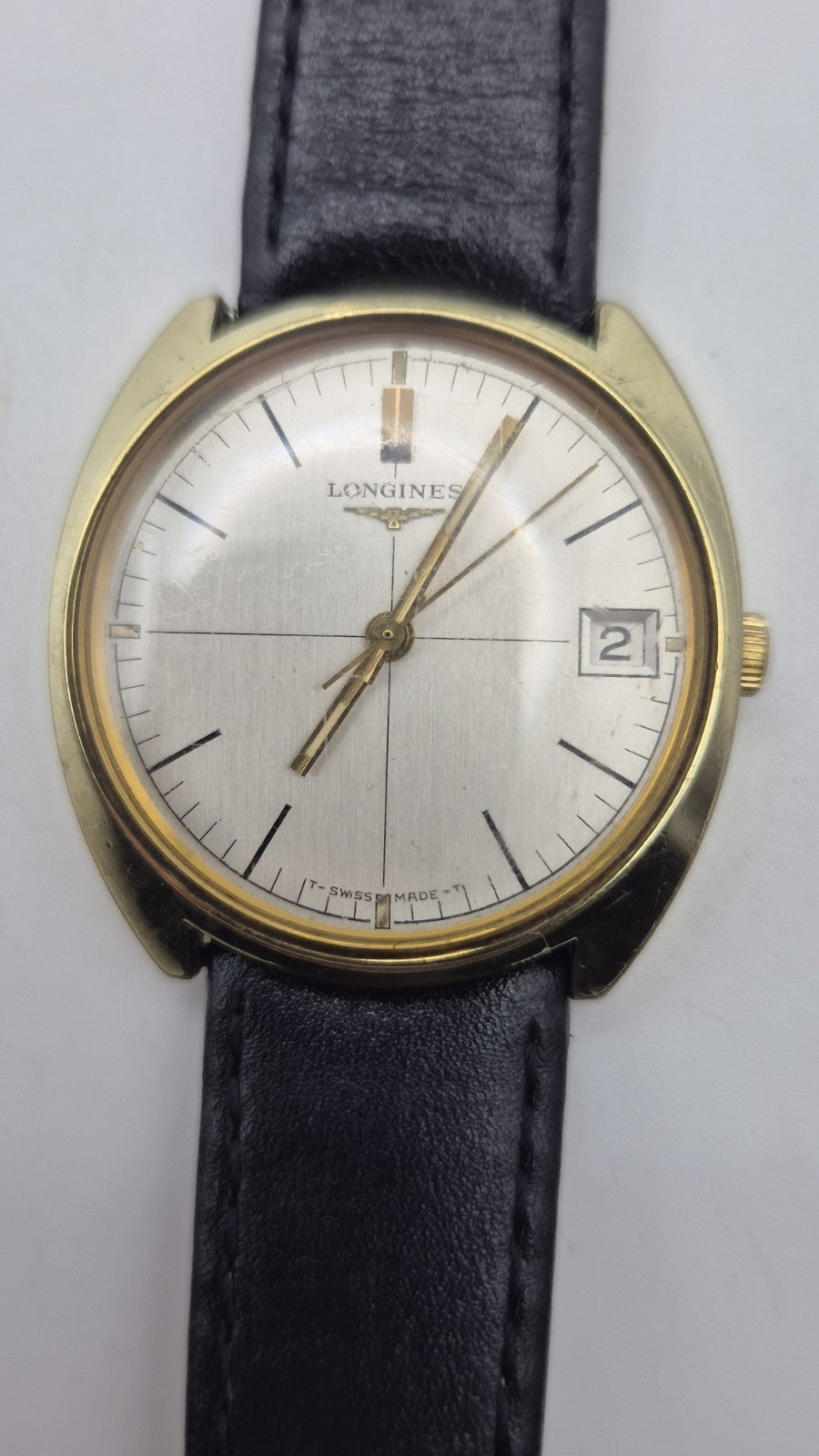 Longines - Crosshair Dial Hand-Wind Watch10