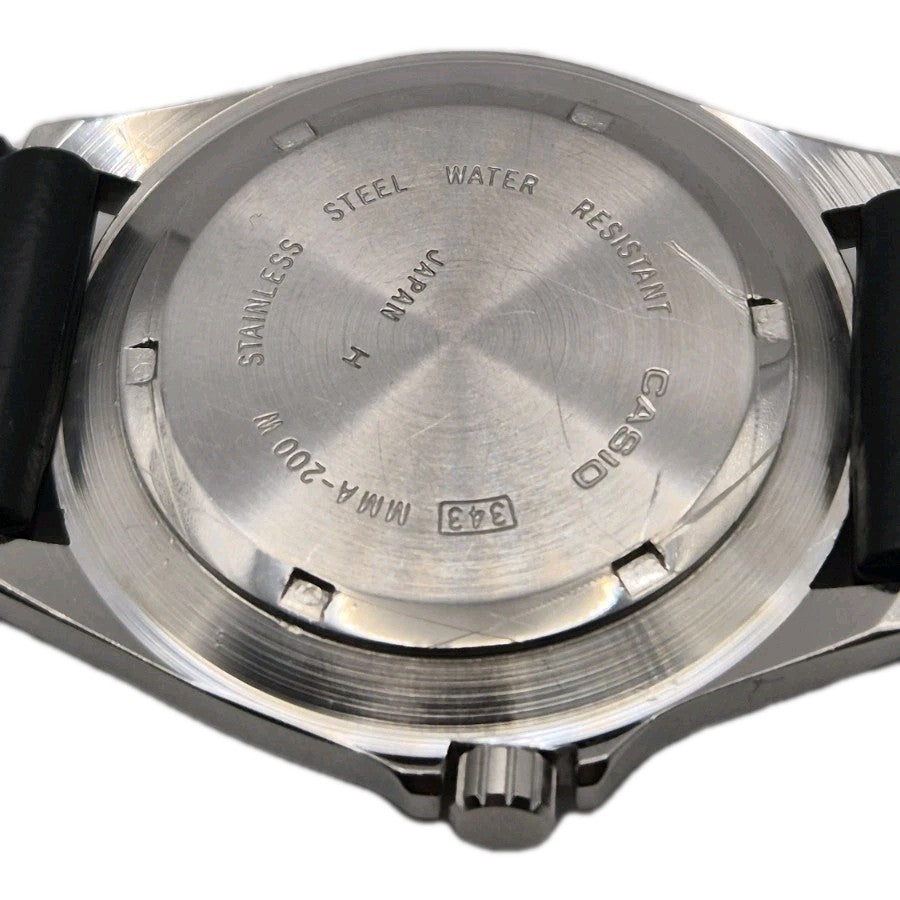 Casio MMA-200w 343  100M Divers Ana-Digi Men's  Watch Alarm WORKING5