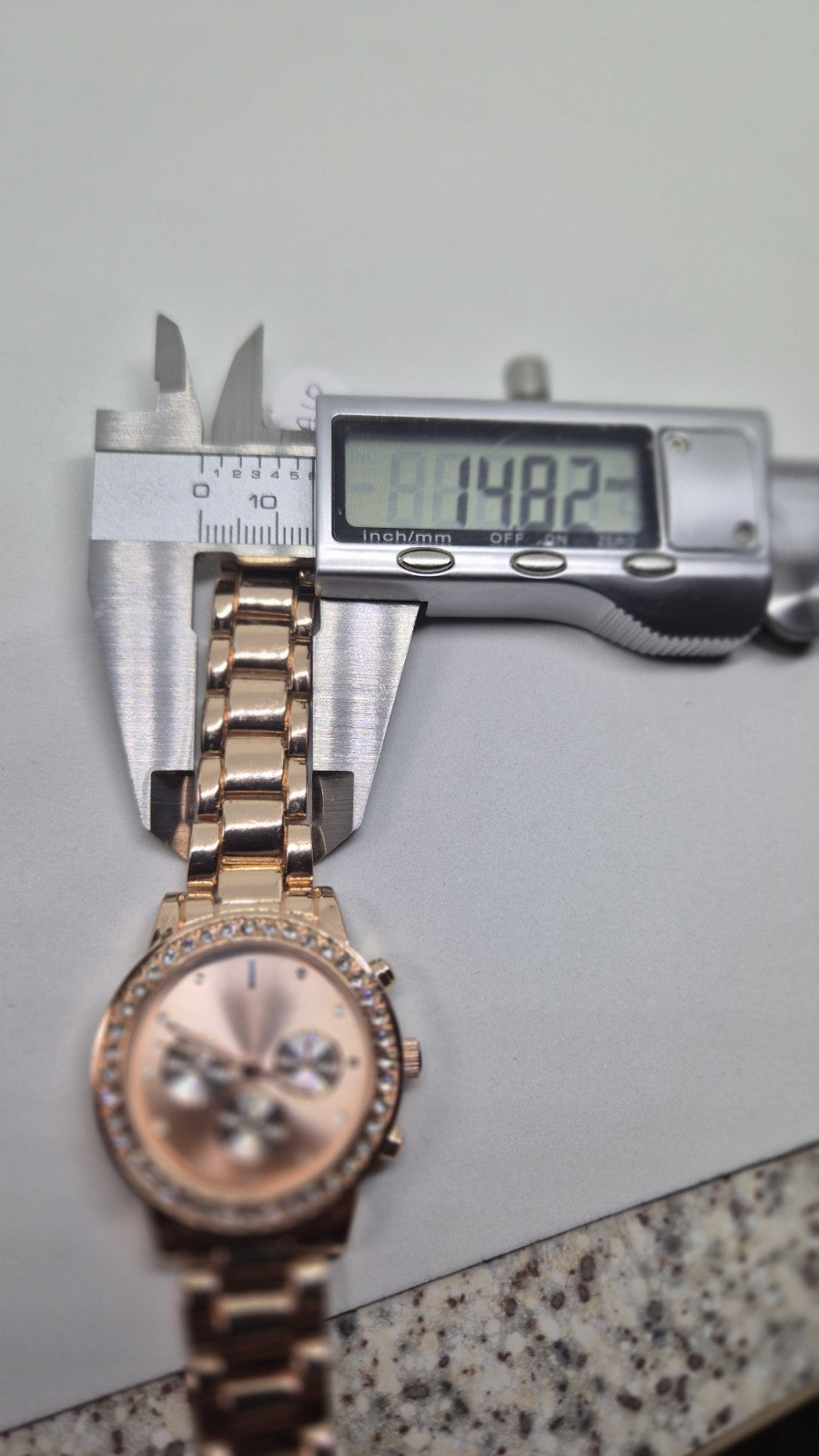 rose goldtone ladies' watch9