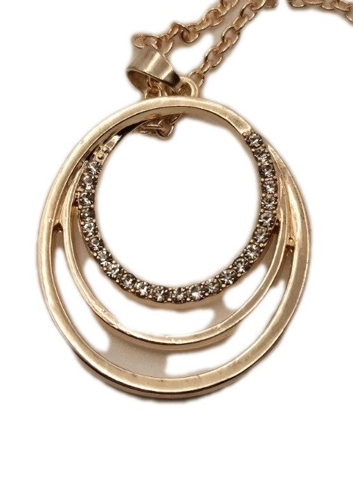 Ladies Guy Laroche Rose Gold/Blush And Matching Necklace10