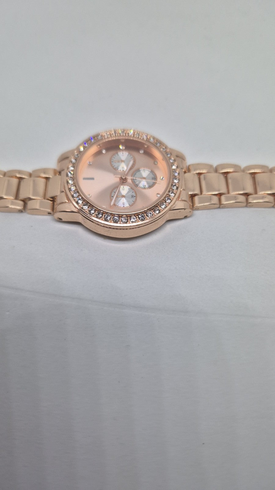 rose goldtone ladies' watch1