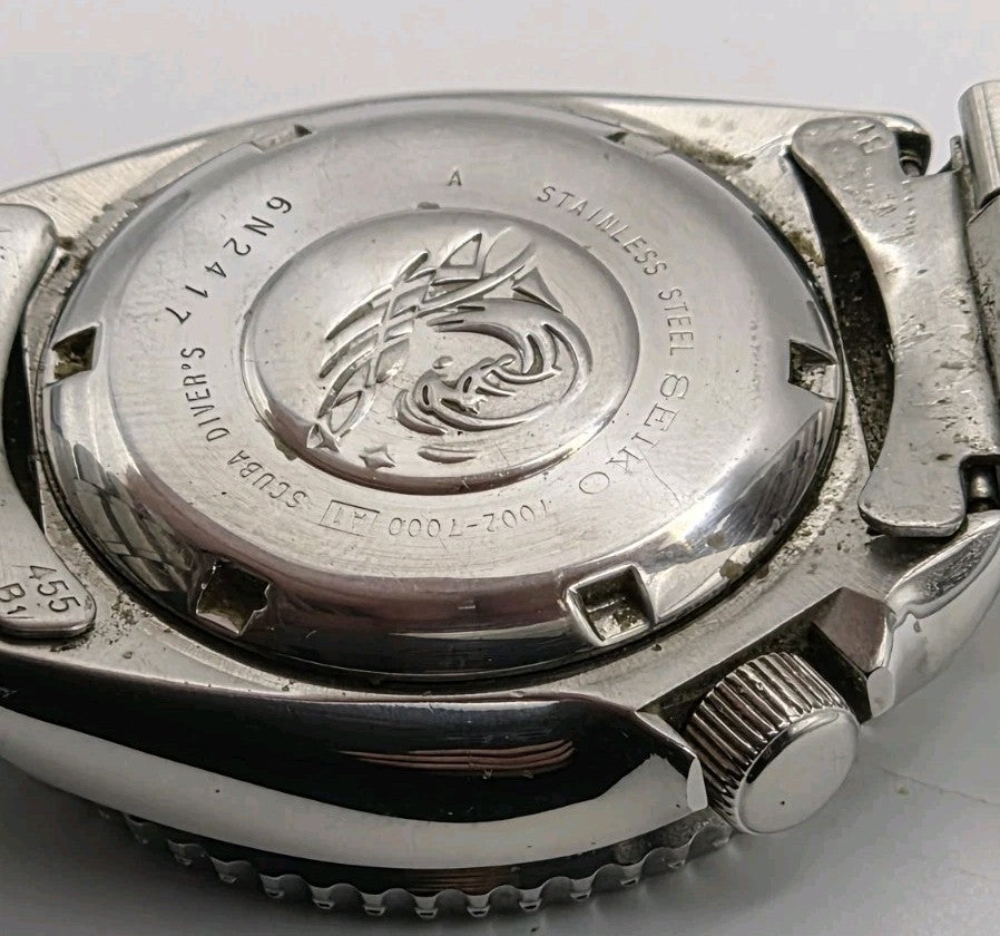 Seiko 7002-7000 Scuba Divers watch Modded Working13