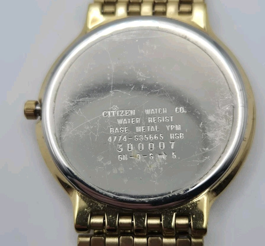 Vintage Citizen Dress Watch 4774-S35665 HSB16
