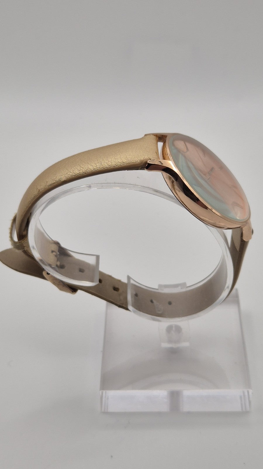 BLUSH LADIES QUARTZ WATCH Rose gold face and gold strap4