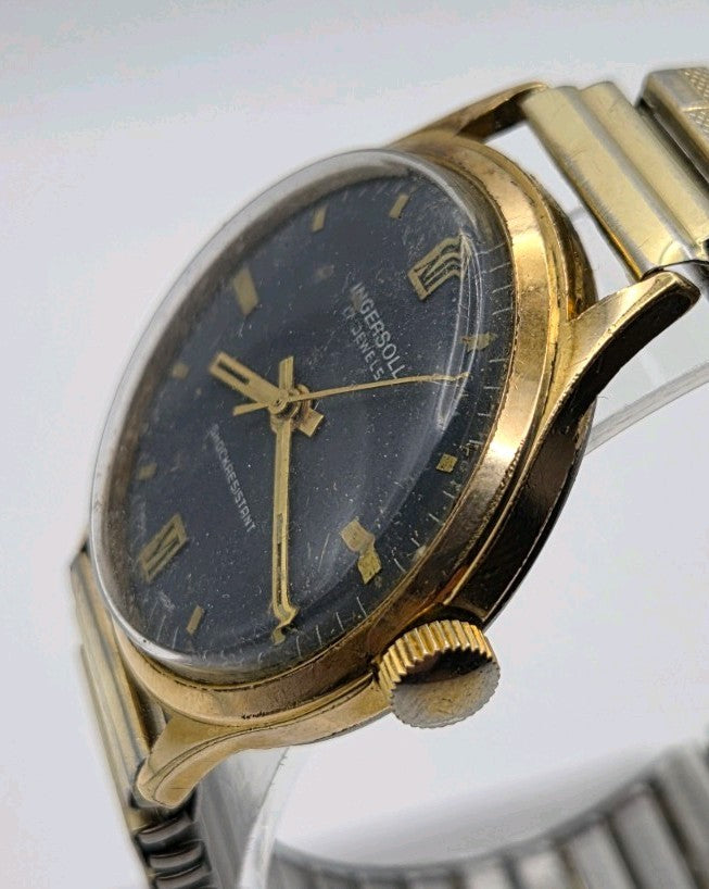 vintage Ingersoll 17 Jewels Shockresistant mechanical Mens wristwatch8