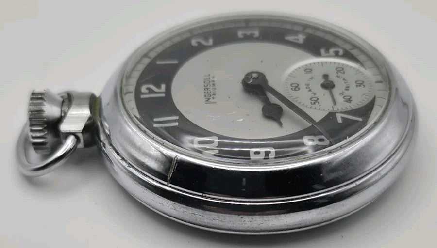 Vintage Ingersoll Triumph Pocket Watch | Made in Great Britain | Working3
