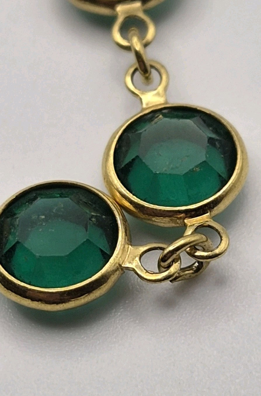 vintage Swarovski crystal station necklace3