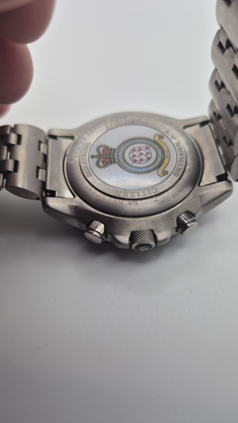 Citizen Red Arrows Skyhawk A.T watch featuring a Titanium case and bracelet16