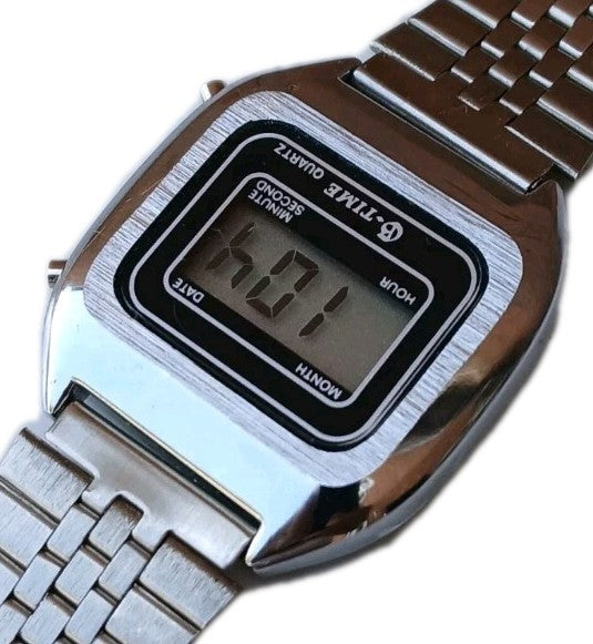 Beltime Digital Stainless Steel Watch New Old Stock Full Working4