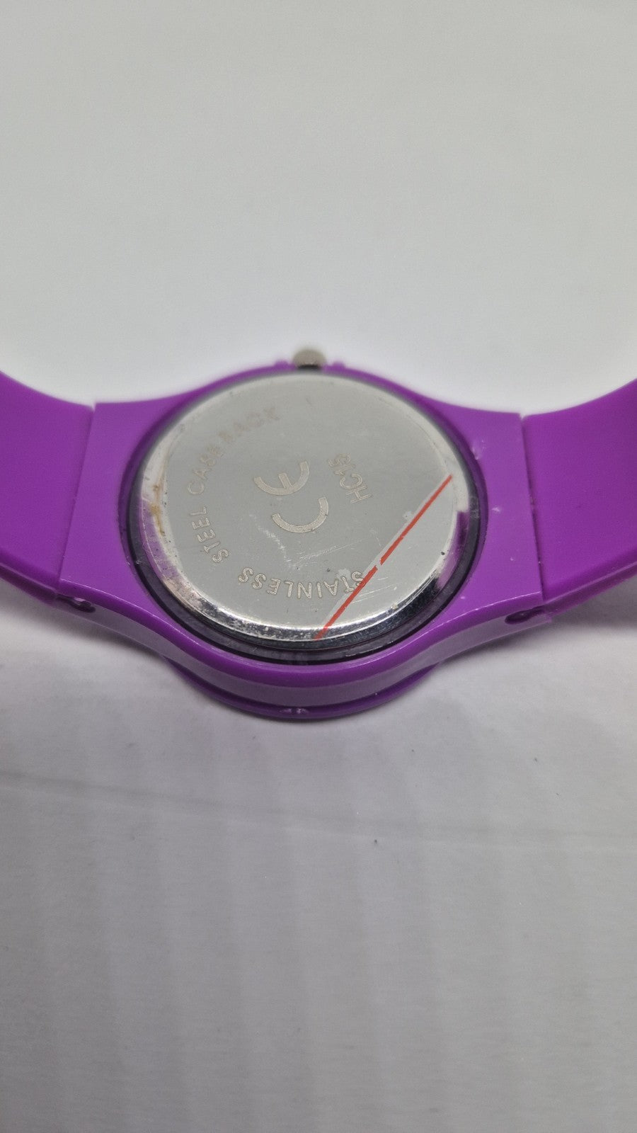 Pink Silicon Rubber Strap Butterfly Dial Watch Wrist12