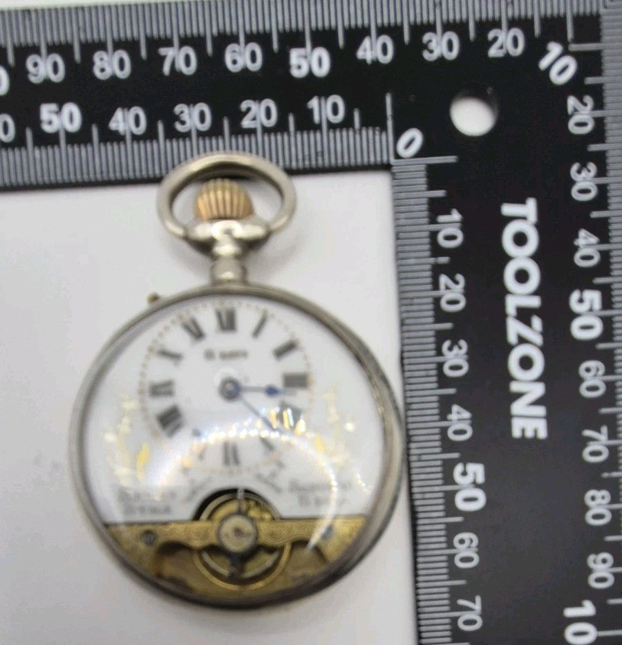 WORKING Hebdomas 8 day pocket watch Working10