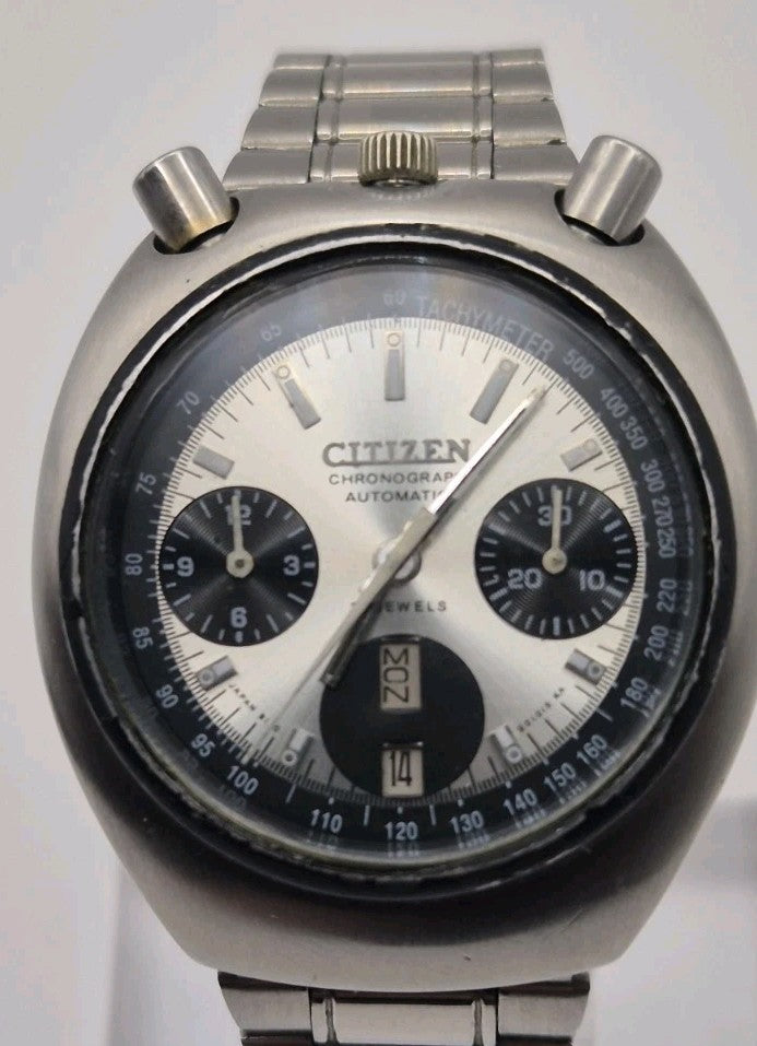 CitizenBullhead Automatic Chronograph Vintage Flyback Circa 1976 Ref. 67 90380