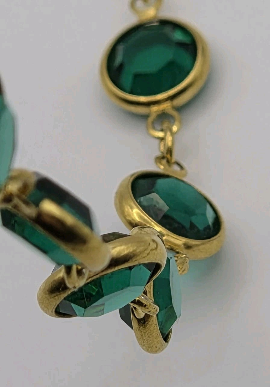 vintage Swarovski crystal station necklace7