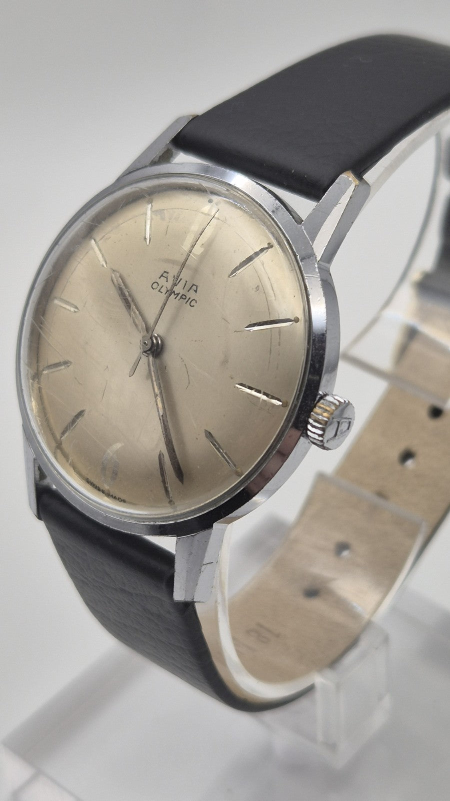Avia  Mens Olympic  Swiss Made Vintage Mechanical Watch10