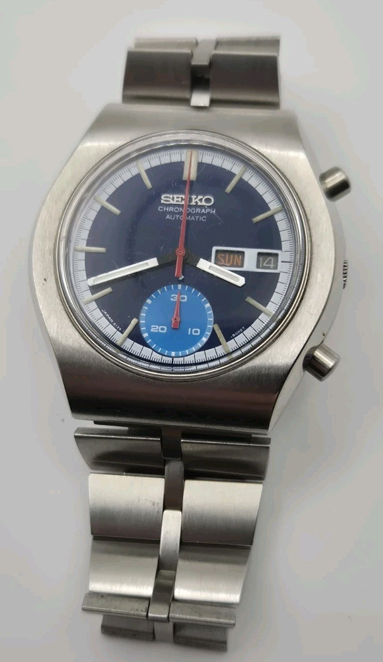 Seiko - Chronograph, ref. 6139-8020 Blue Eye11