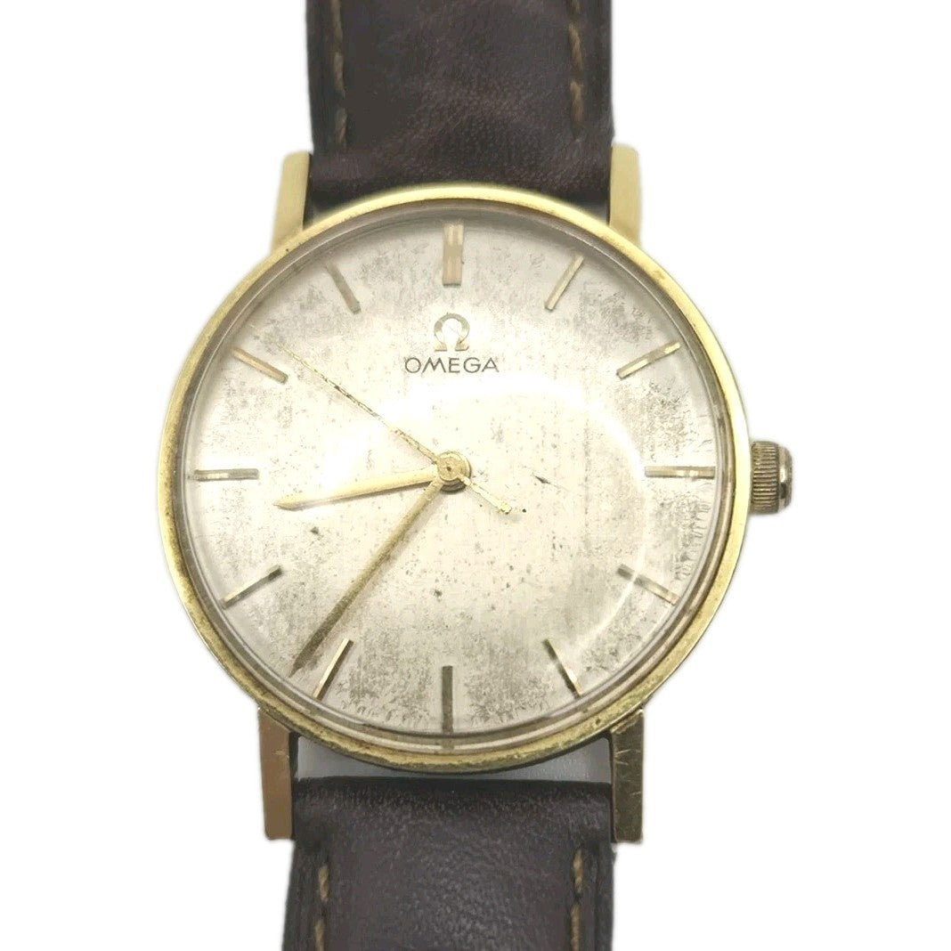 OMEGA WRIST WATCH GENTLEMAN'S STEEL AND GOLD FILLED0