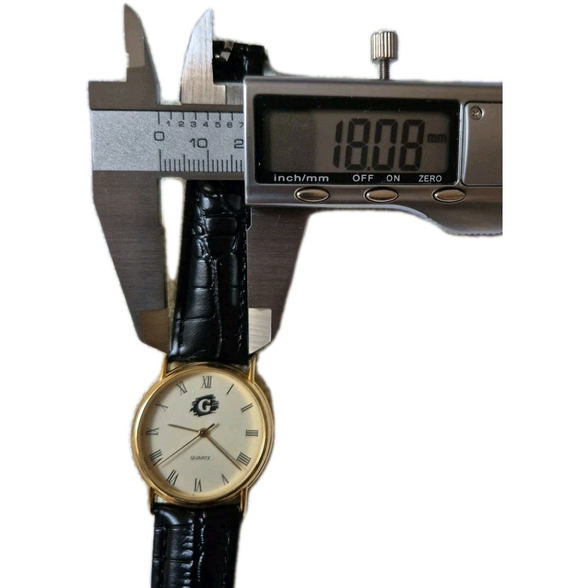 Gild Tone "G" Watch Face Quartz Movement Roman Numerals8