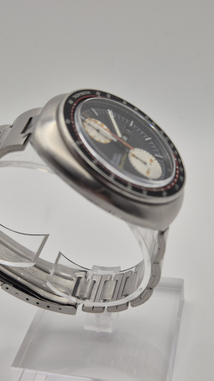 SEIKO 6138-0011 UFO Automatic Chronograph Watch Vintage Men's Black Dial 3