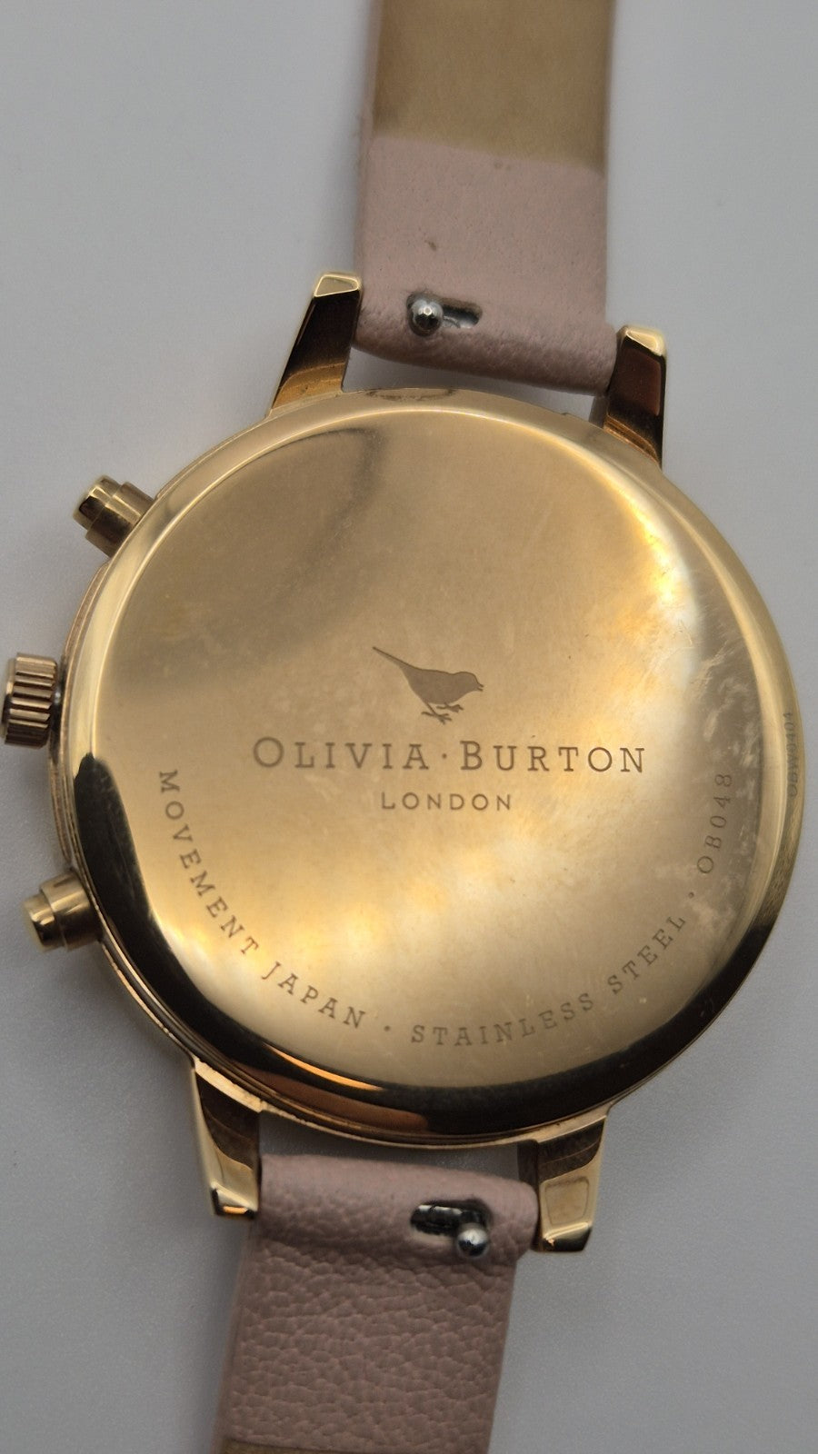 Olivia Burton Analogue Multifunction Quartz Watch for Women with Pink Leather...4