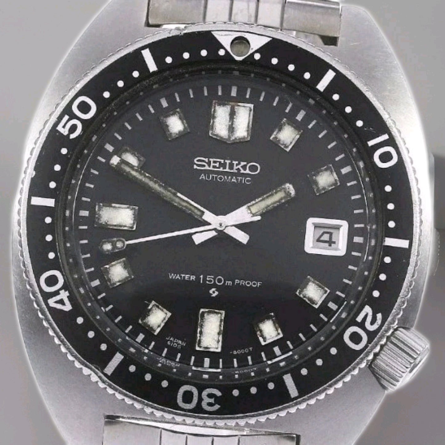 SEIKO 150M 2nd diver early model 6105-8000 Date cal.6105A Automatic Men's_7756790