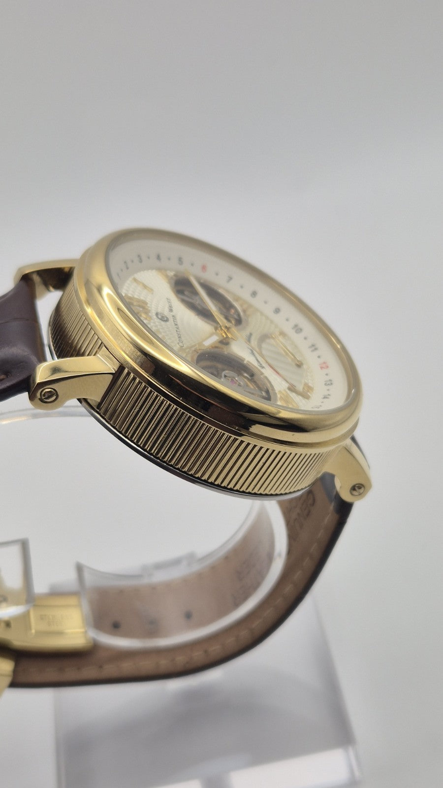 CONSTANTIN WEISZ LIMITED EDITION WRIST WATCH FEATURING A A GOLD PLATED CASE WITH4