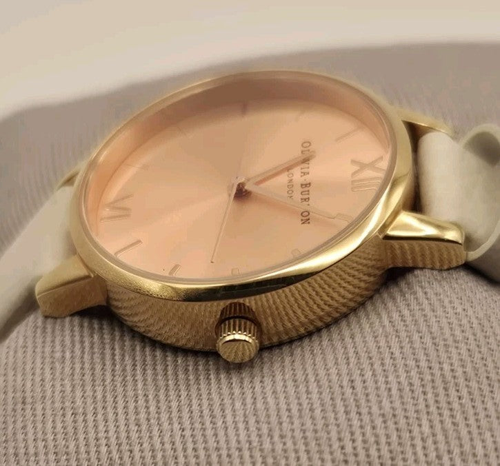 Olivia Burton big dial Pink and Rose Gold Coloured  watch2