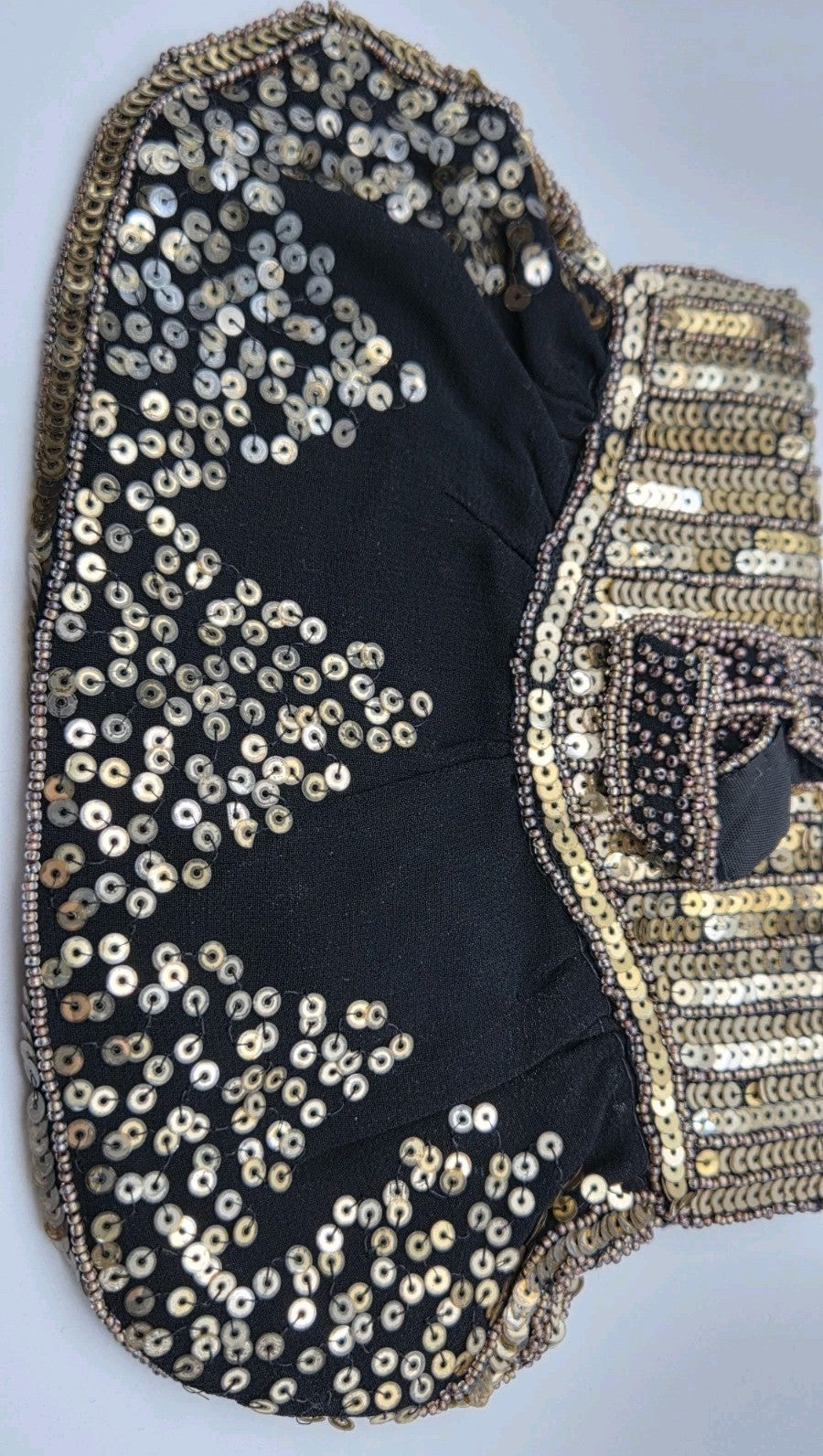 vintage Belgium Art Deco sequin evening purse4
