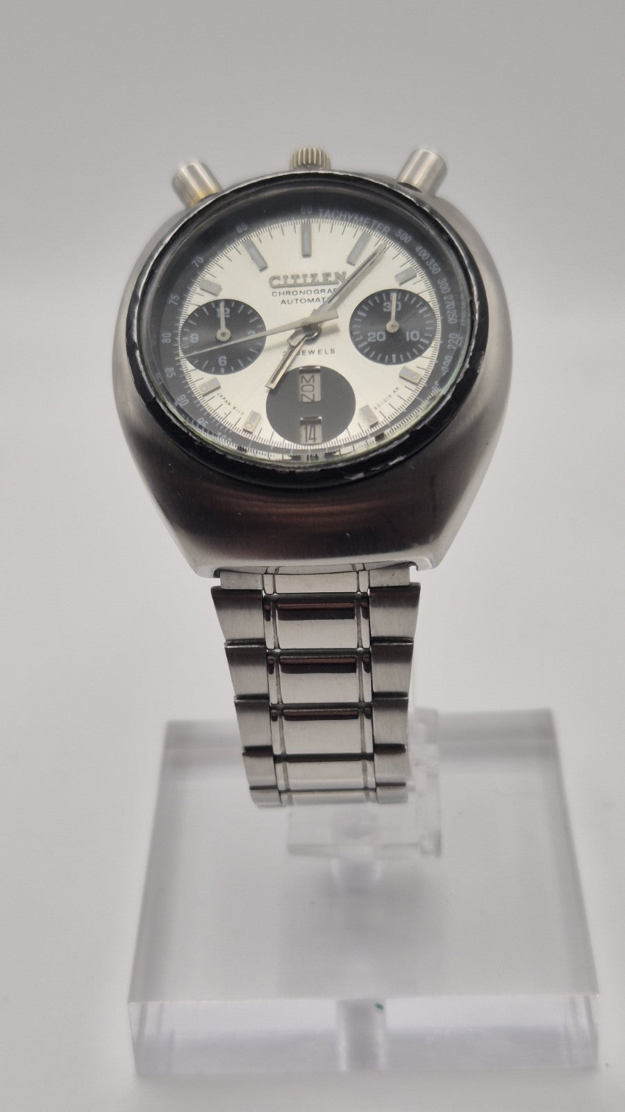 CitizenBullhead Automatic Chronograph Vintage Flyback Circa 1976 Ref. 67 90381