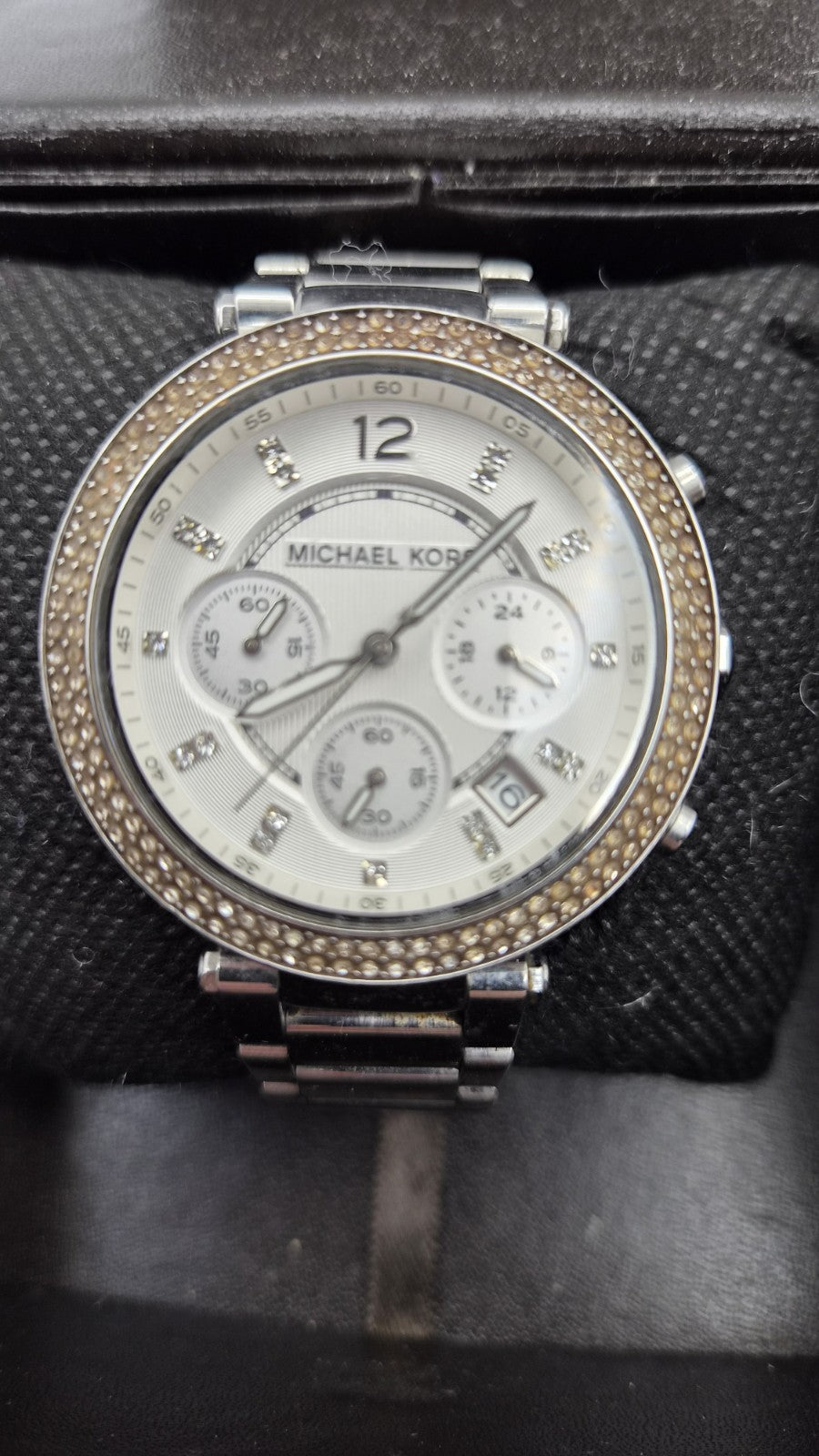 Michael Kors MK5353 Ladies Parker Chronograph Date Watch0